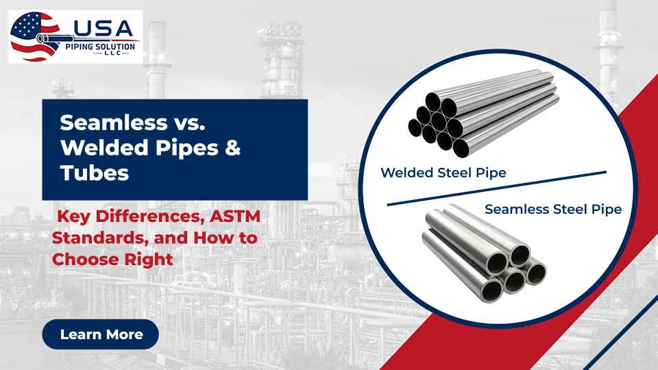 Seamless vs. Welded Pipes & Tubes: Key Differences, ASTM Standards, and How to Choose Right